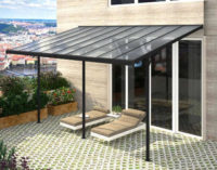 Velká zahradní hliníková pergola s polykarbonátem o velikosti 557x305cm