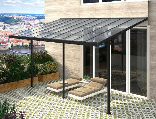 Polykarbonátová pergola na terasu 3 x 6 m