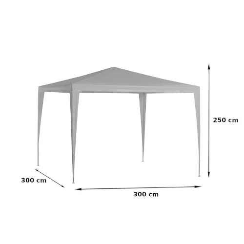bílý klasický pavilon 3x3 m
