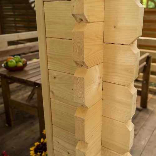 dřevěný altán do exteriéru