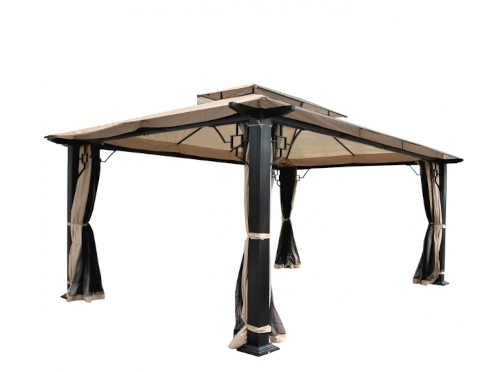 pergola zahradní s moskytiérou