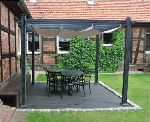 zahradní pergola z odolného hliníku